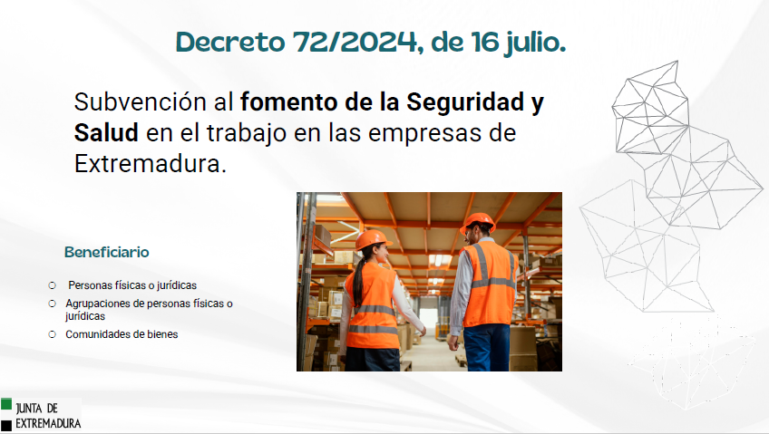 Lee más sobre el artículo Convocatoria Ayudas Fomento Seguridad y Salud